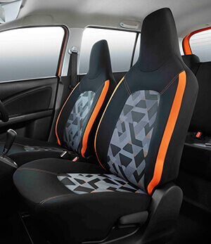 Celerio Modern Seat fabric design