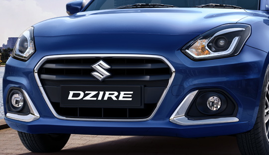 Dzire Fog Lamps with Chrome Fins